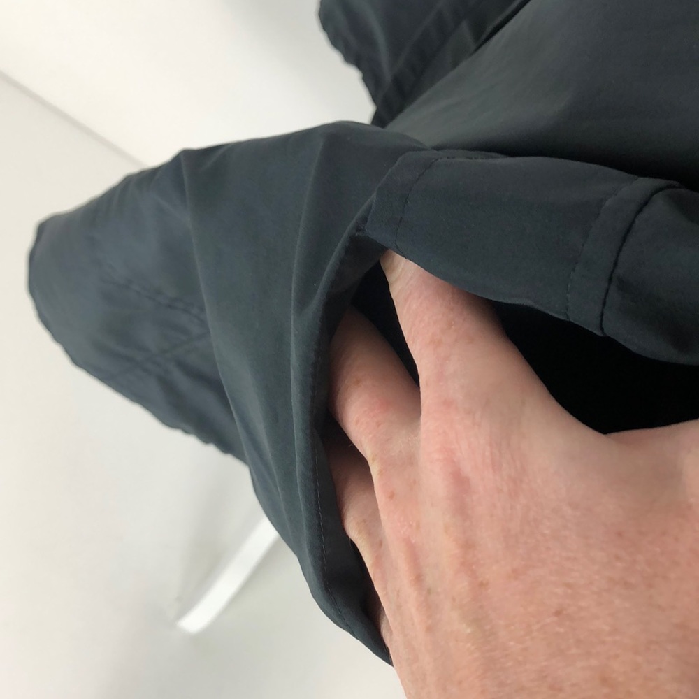 SOLD NWOT Eileen Fisher Gray Hooded Windbreaker - Picture 4 of 7